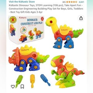 Kidtastic Stem learning kid dinosaur set.